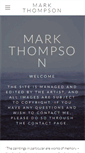 Mobile Screenshot of markthompson-artist.com