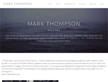 Tablet Screenshot of markthompson-artist.com